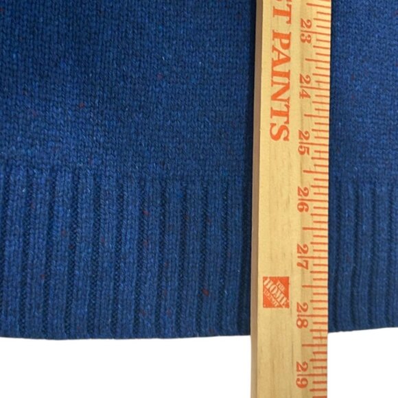 NWT American Eagle Outfitters Athletic Fit Blue Sweater w/ Elbow Patches Size XL - Picture 7 of 7